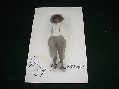 Vintage Postcard Edwardian Actress May Henderson Hand Signed Autograph Rp • £4.99