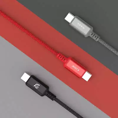 Adam Elements - CASA P120 USB-C To USB-C 240W Braided Charging Cable • $29.95
