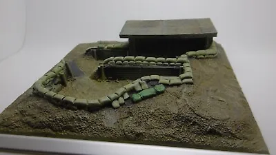 Command Bunker Diorama With Roof Conflix By Bachmann Scenery Set For Wargaming • £6.95