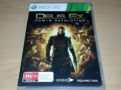 Deus Ex Human Revolution Xbox 360 Game Complete Ma15+ • $8.99