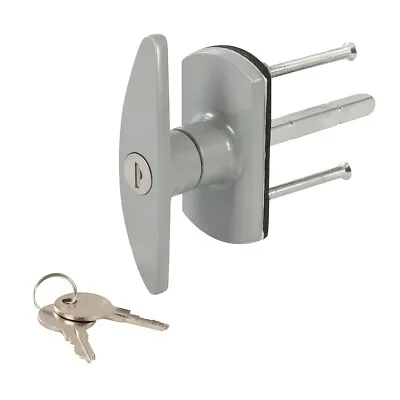 Replacement Garage Door Lock Handle 75mm Square Silverline Lifetime Warranty • £15.29