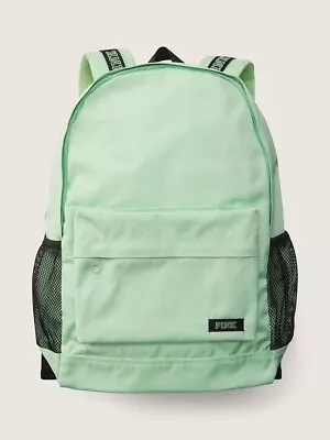 Victoria's Secret Pink Classic Backpack School Book Bag Soft Jade Green • $39.99