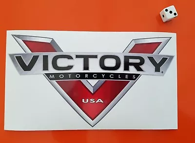 VICTORY  Motorcycle Sticker Decal  200m X 110mm • $4.34