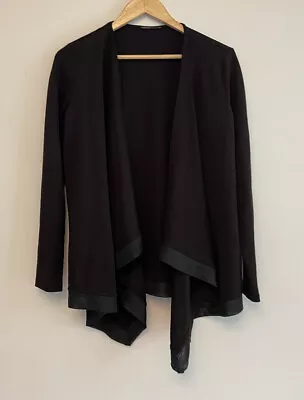 $24.95 • Buy TOKITO Ladies Black Open Waterfall Long Sleeve Jacket Size 8 /corporate Office