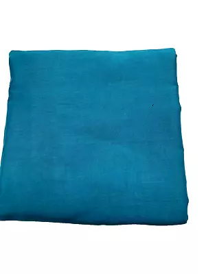 Blue Green Cotton Fabric 2m X 1.1m Sewing Textile Craft • $12.34