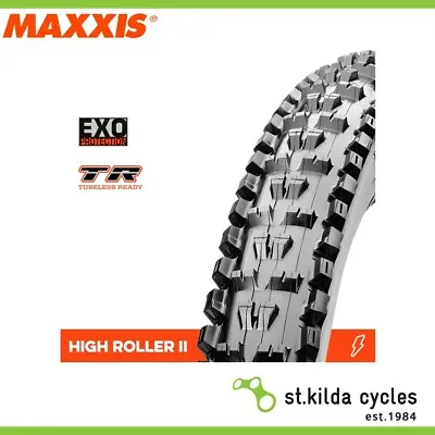 Maxxis High Roller II Bike Tyre - 29 X 2.30 - EXO TR Folding 60TPI - Pair • $188.99