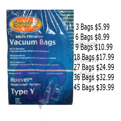 Hoover Wind Tunnel Type Y Bags  • $8.99