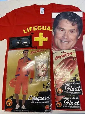 £38 • Buy Baywatch Lifeguard Mens Size L Fancy Dress Stag Party Costume And Accessories