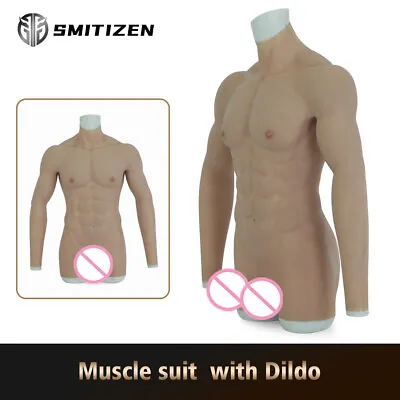 SMITIZEN Silicone Fake Male Macho Muscle Body Suit Cosplay Costume For Halloween • £489