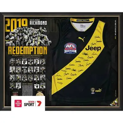 $1995 • Buy Richmond 2019 Premiers Team Signed Guernsey