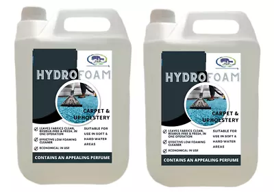 £17.98 • Buy Carpet Cleaner Shampoo Deodoriser 2 X 5L Professional Upholstery Clean 10 Litre