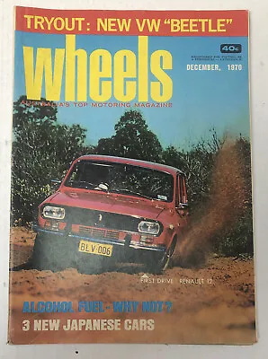 Vintage Wheels Magazine December 1970 In Good Condition  • $29.59