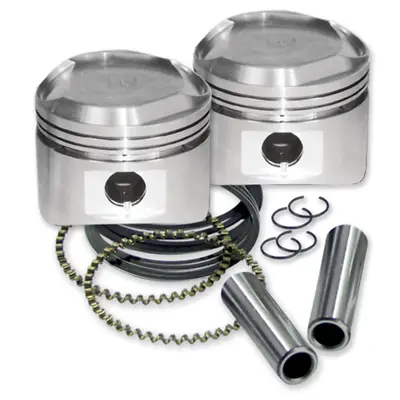 S&S Cycle Standard Bore Super Stock Cylinder Heads Pistons Kit Harley Evo 84-99 • $426.55
