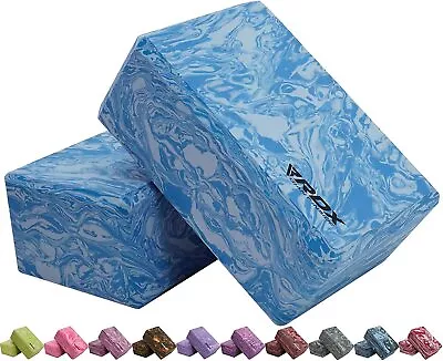 Yoga Block EVA By RDX High Density Eva Foam Yoga Brick Easy Grip Surface • £20.99