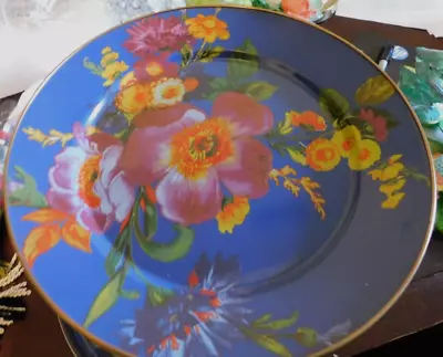 Mackenzie-childs Lapis Blue Flower Market 12  Charger Plate/traynew • $77.50