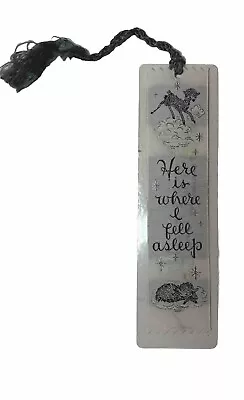 Vintage Weve A Gift Laminated Woven Bookmark Here Is Where I Fell Asleep • $9.99