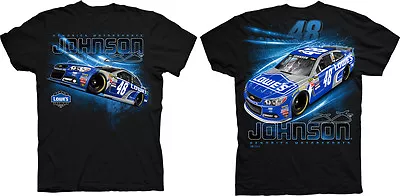 Jimmie Johnson Checkered Flag #48 Lowe's Grandstand Tee FREE SHIP! • $24.99