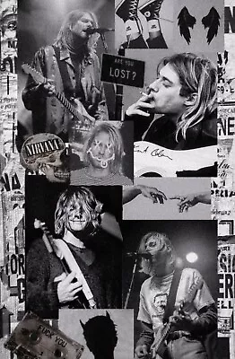 A4 Kurt Cobain / Nirvana Poster (Brand New) • £12.99