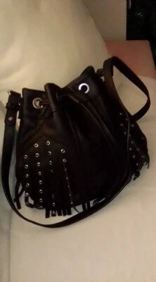 £14.50 • Buy Black Fringe Shoulder Bag