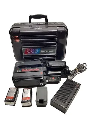 Vintage Sony Betamovie Betamax BMC-550 Movie Video Camera Camcorder Untested • $49.97