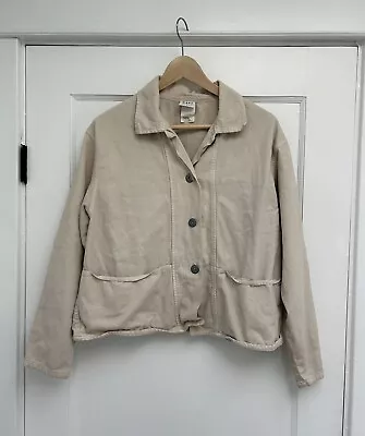 Hot Cotton By Marc Ware Boxy Metal Button Cotton Jacket Medium • $14.99