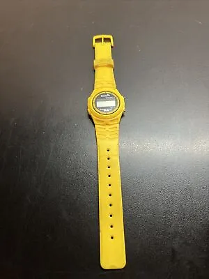 Vintage Reebok Men's Digital Watch With Yellow Strap Untested B4 • $6