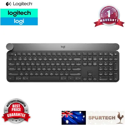 $229 • Buy Logitech Craft Advanced Wireless Keyboard W Creative Input Dial Backlit Keys TS