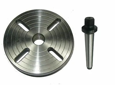 1mt Faceplate And Arbor For Watchmaking Lathes 80mm Faceplate Threaded 14 X 1 • $52.18