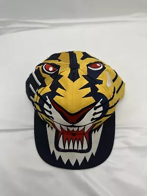 Rare Vintage Florida Panthers Big Logo AOP NHL Hockey SnapBack Hat • $275