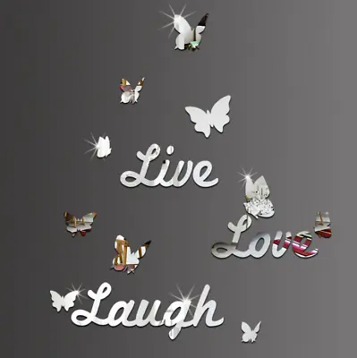 £4.49 • Buy UK Live Love Laugh Wall Sticker DIY Home Wall Art Wall Decal HIGH QUALITY Decor