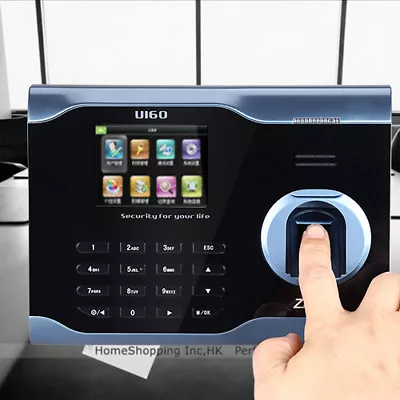 £117.59 • Buy U160 LCD Biometric Fingerprint Scanner Time Clock Check In Out For School Office