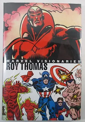 SIGNED 1st Printing ED  MARVEL VISIONARIES  ROY THOMAS Hardback DJ 2006 Marvel • $169.96