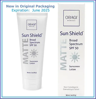 Obagi Sun Shield Matte Broad Spectrum SPF 50 Sunscreen Lotion OEM Exp 06/25 • $54