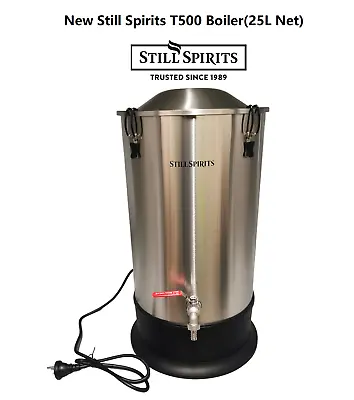 New Still Spirits 25L High Qality S. S Turbo Boiler 240V/2200W/47mm Hole/SS Tap  • $179.56