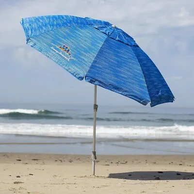 $74.99 • Buy Tommy Bahama Beach Umbrella 7 Ft Sun Shade Garden Outdoor Shelter Sand Tent