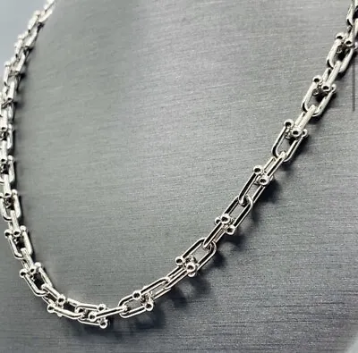 $900 • Buy Tiffany & Co. Hardwear Link Chain Sterling Silver 18' Inch Necklace