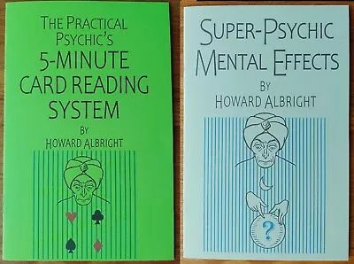 Psychic Entertainer's Lot Of 2 Books (Mentalism Mental Magic Fortune Telling) • $15