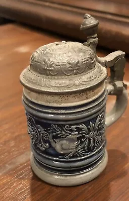 Phenomenal Tiny Vintage Salt Glaze Beer Stein  - Approx 3” • $7