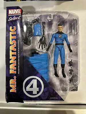 Marvel Select Fantastic Four Mr. Fantastic 7  Action Figure (NM Package!) • $23