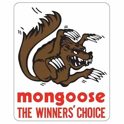 Mongoose Goldstem Or  Gold Stem  Decal - Old School Bmx • $11