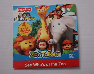 Little People Zoo Talkers See Who's At The Zoo DVD Fisher Price ZOOTALKERS Movie • $6