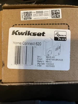 $80 • Buy Kwikset Home Connect 620 Keypad Door Lock (Vivint Compatible)