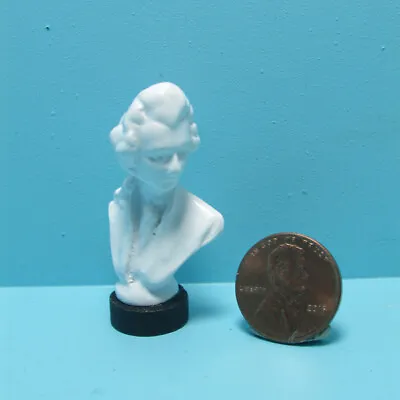 Dollhouse Miniature Chopin Bust Statue For Bookcase Cabinet Or Piano B1564 • $1.79