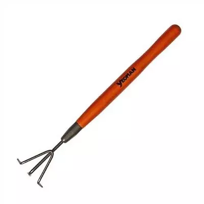 Yeoman Midi 3 Prong Long Handled Garden Cultivator With Carbon Steel Head • £10.99