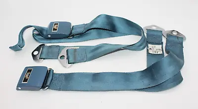 Vintage Irving Blue Seat Belts 1966 #200 Chevy GM Ford Hot Rod 7-A-66 NICE Set • $315.22