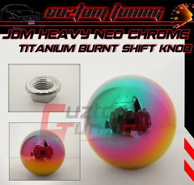 For Honda/acura Neo Chrome Round Ball Type Manual Weight Shifter Shift Gear Knob • $14.99