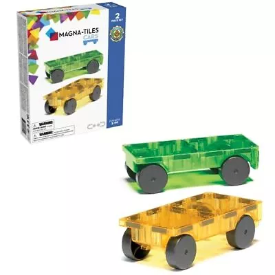 Cars – Green & Yellow 2-Piece Magnetic Construction Set The ORIGINAL Magneti... • $27.44