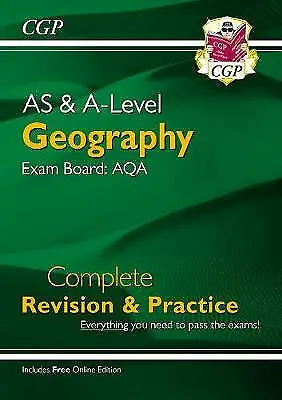 A-Level Geography: AQA Year 1 & 2 Complete Revision & Practice By CGP Books... • £0.99