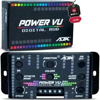 Nova Central Ajk Sound Power Vu Para Faróis Com Rgb Ritmico. • $169