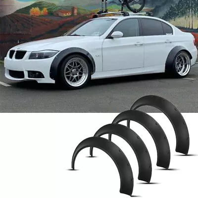 Car Fender Flares Flexible Wide Wheel Arches For 3 Series E36 E46 325i 328i 335i • $99.01